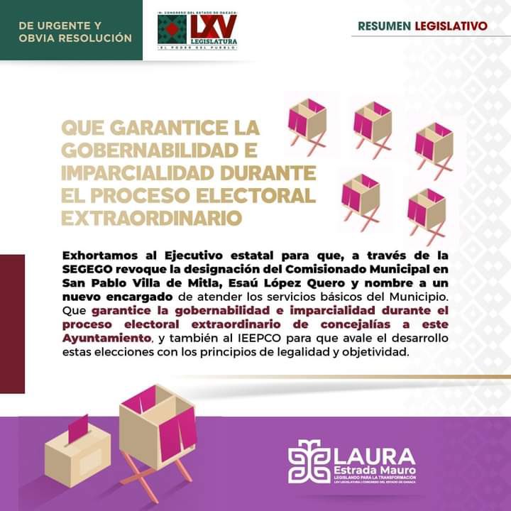 LauraEstradaMau's tweet photo. En sesión ordinaria aprobamos diferentes exhortos al Ejecutivo y dependencias estatales por temas que aquejan a nuestro pueblo oaxaqueño https://t.co/QLlS4KvXos