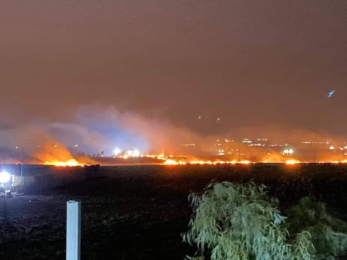 SprinterPress's tweet image. Pictures of horrific explosions in Erbil; The governor of Erbil confirmed the attacks, and sirens can now be heard in all parts of Erbil