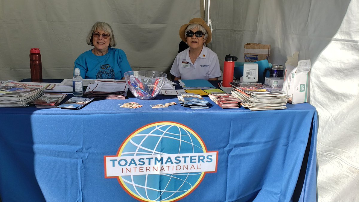 LisaRaymondAZ's tweet photo. Toastmasters District 3 is back at @TFOB! Booth 226 across from the Alfred B. Weaver Science &amp; Engineering Library! Nail your #professionaldevelopment &amp;  #personaldevelopment goals in 2022! #leadershipdevelopment #presentationskills #Toastmasters #D3TM #whereleadersaremade https://t.co/o4V788WmhQ