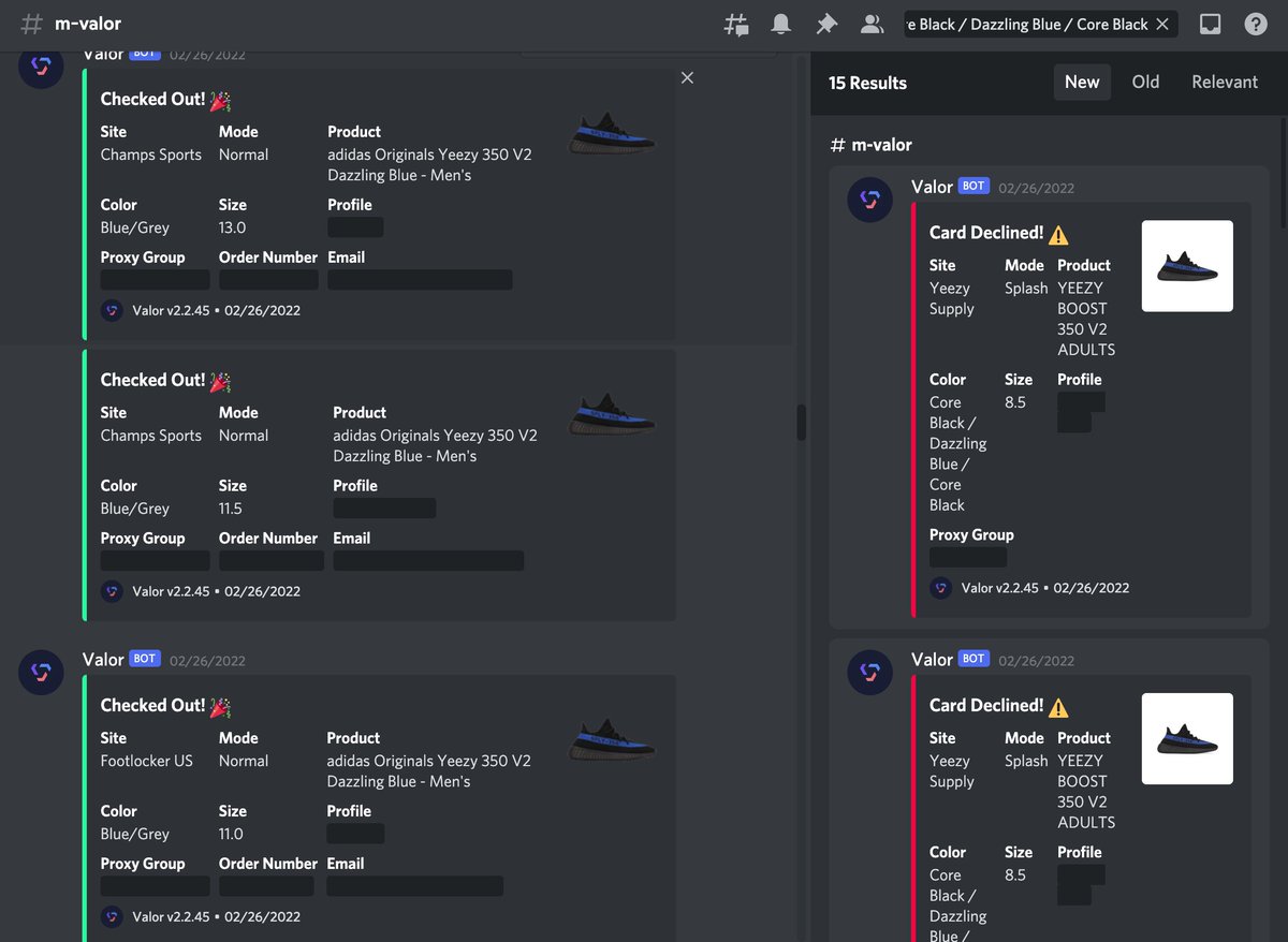 This one was rough too. Site was so bad. Tons of declines on <a href="/whatbotisthis/">WhatBot</a> and <a href="/MEKRobotics/">MEKAIO</a> as well. <a href="/ValorAIO/">Valor</a> <a href="/NotifyAccounts/">Notify Goods</a> <a href="/OculusProxies/">S</a> <a href="/WolvesProxy/">WolvesProxy</a>