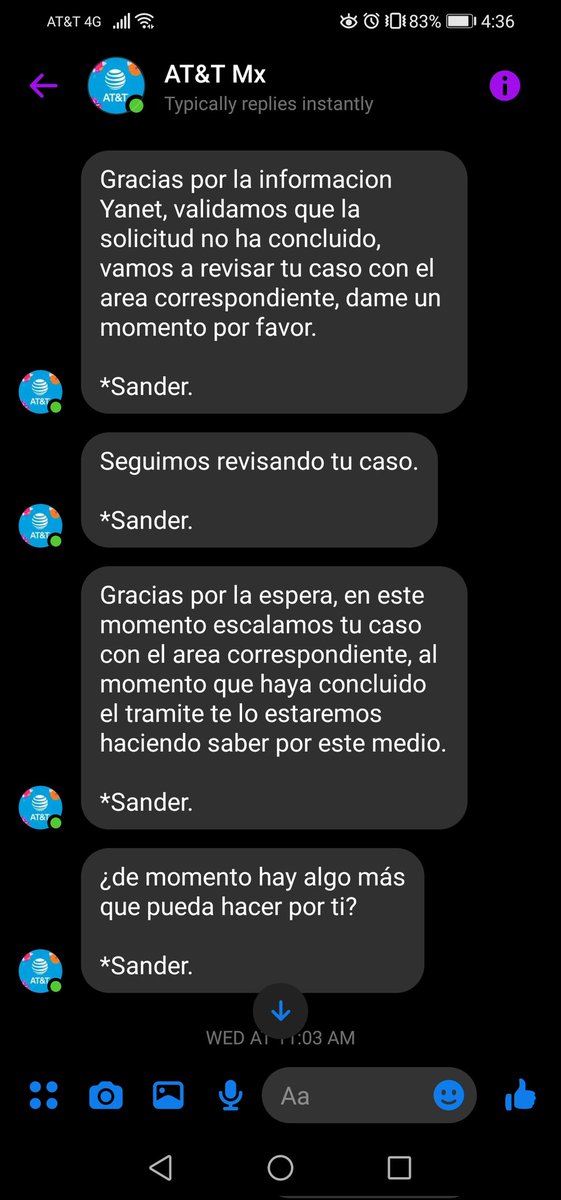 Yanet_Sam's tweet photo. Después de 10 años con @ATTMx, cumplo 12 días SIN SERVICIO, luego de haber pagado la renovación de mi plan con pago anticipado de 1 año, viendo sus redes, al parecer no soy la única. Ojo aquí @Profeco

Ya estoy harta, quiero mi devolución y no su servicio. https://t.co/HlR2vDzIFh