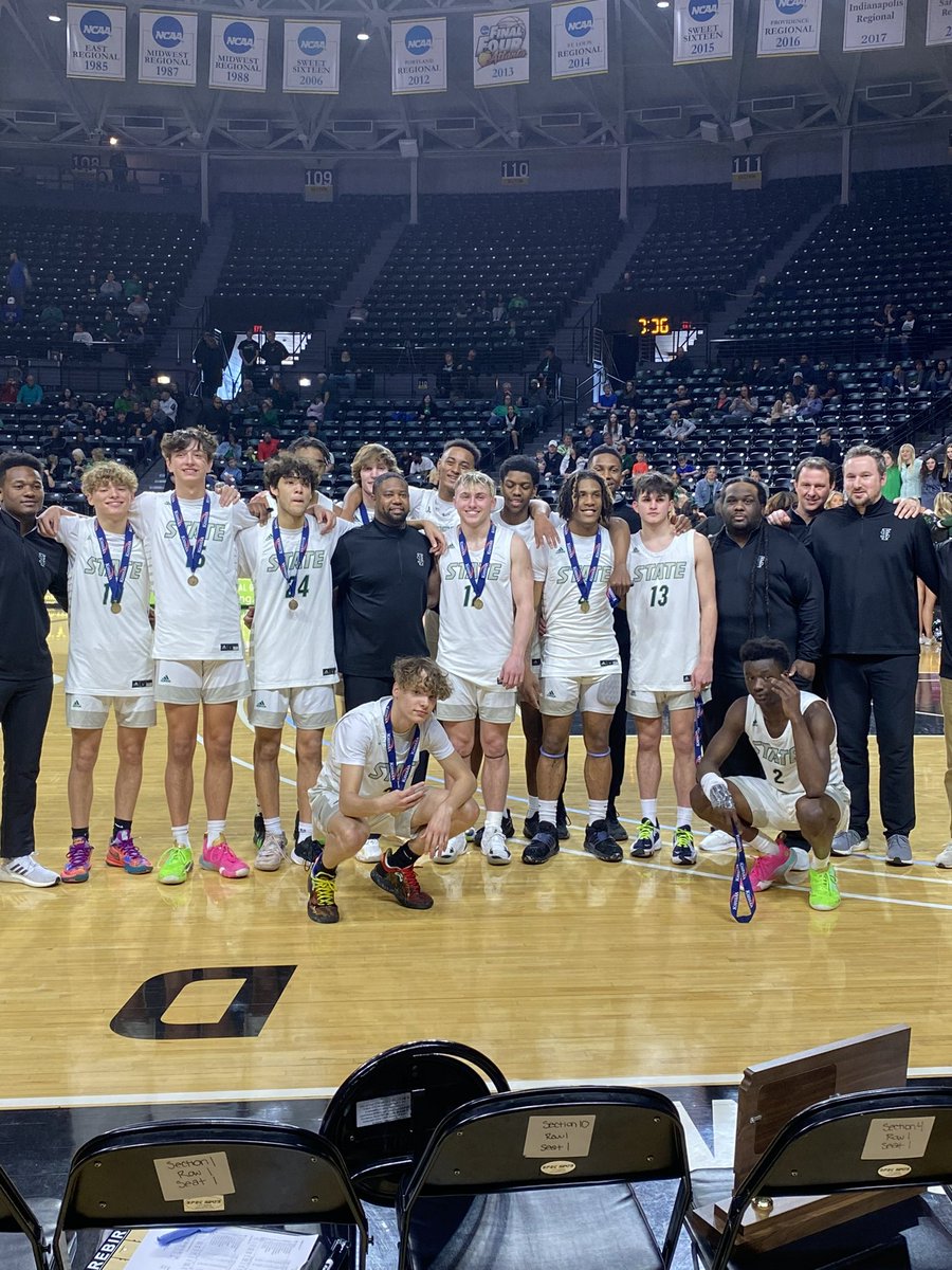FSHSBasketball's tweet photo. Birds Win! 58-51!  3rd place 6A!  
Sub-State Champs! 6 in a row! 
Sunflower League Champs! 13-0!
McPherson Invitational Champs!
Hays Shootout Champs! 
23-2!  School Record!
Unbelievable Season!  
Seniors we will miss you!  
#BeBetterBeDifferent 🔥🐦🏀 https://t.co/mptbRgsD0k