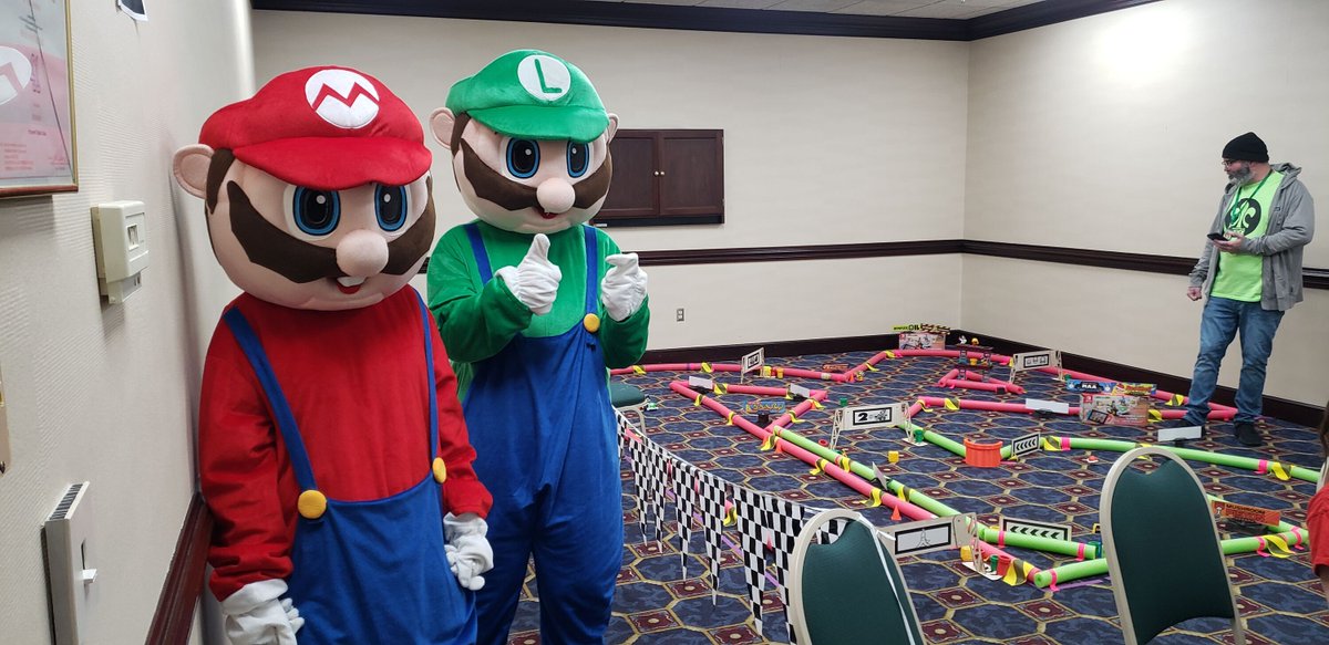 Mario and Luigi love Mario Kart Live!

Come check it out at Louisville Arcade Expo!

Saturday 10am - midnight
Sunday 10am - 4pm
Tickets available at louisvillearcade.com

#louisvillearcadeexpo