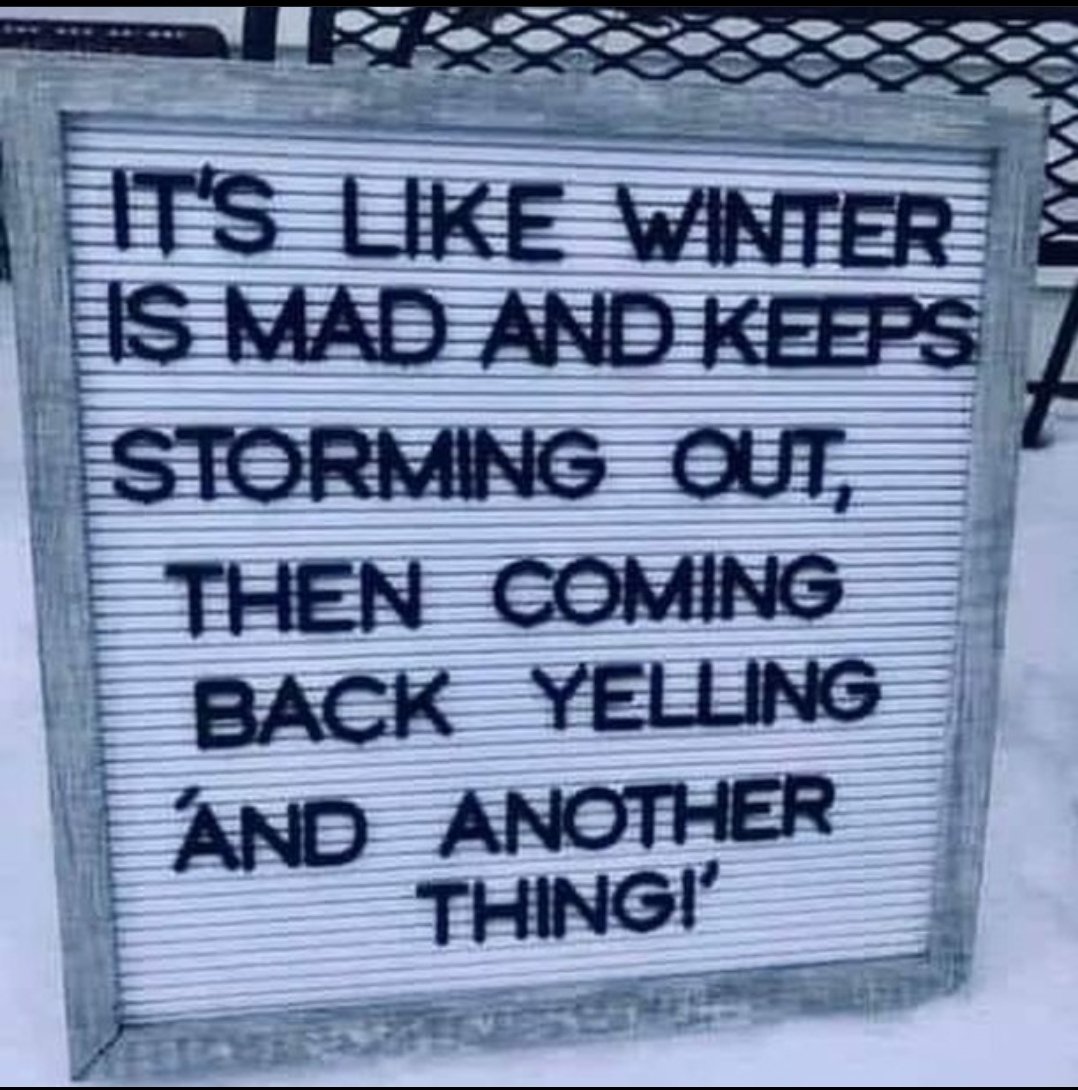 This seems accurate...was 60° yesterday. Today 4" of snow