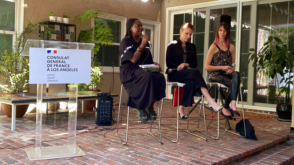 Very inspiring conversation this morning with 3 talented women trailblazers who work every day on new ways to present reality by immersing their audience in the worlds they create, or capture. #womenempowerment #WomensHistoryMonth #womeninXR