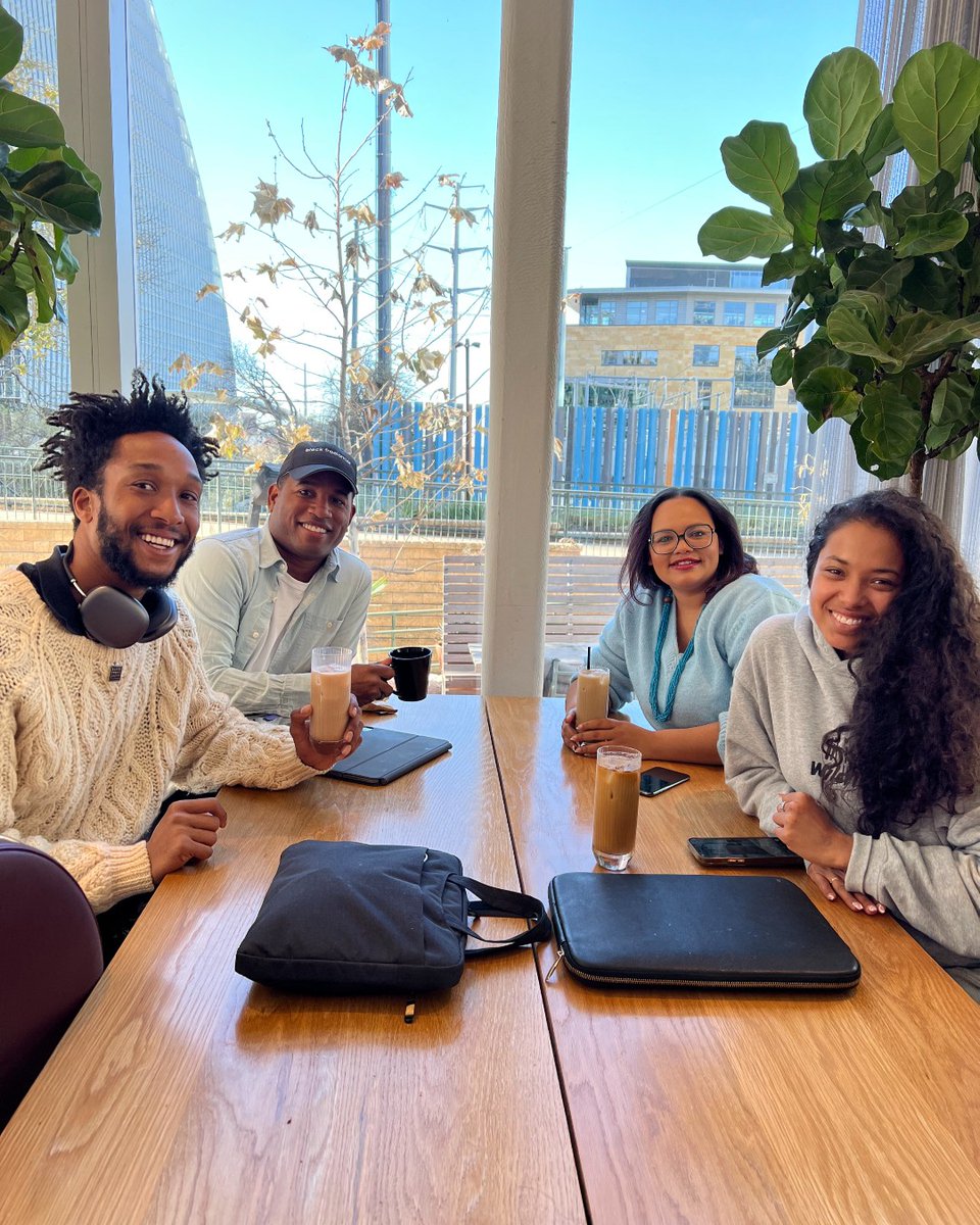 BlackFreelancr's tweet photo. Join @SterlingSmith Tomorrow, March 13, between 8 am - 10 am at
Wright Bros. Brew and Brew
500 San Marcos St #105
Austin, TX 78702
Coffee's on him!
Special shoutout to our group today for the early morning chats!
#SXSW2022 #SXSWTech #BlackCreatives #BlackTalent #BlackAtSXSW https://t.co/1I8omDKHTy