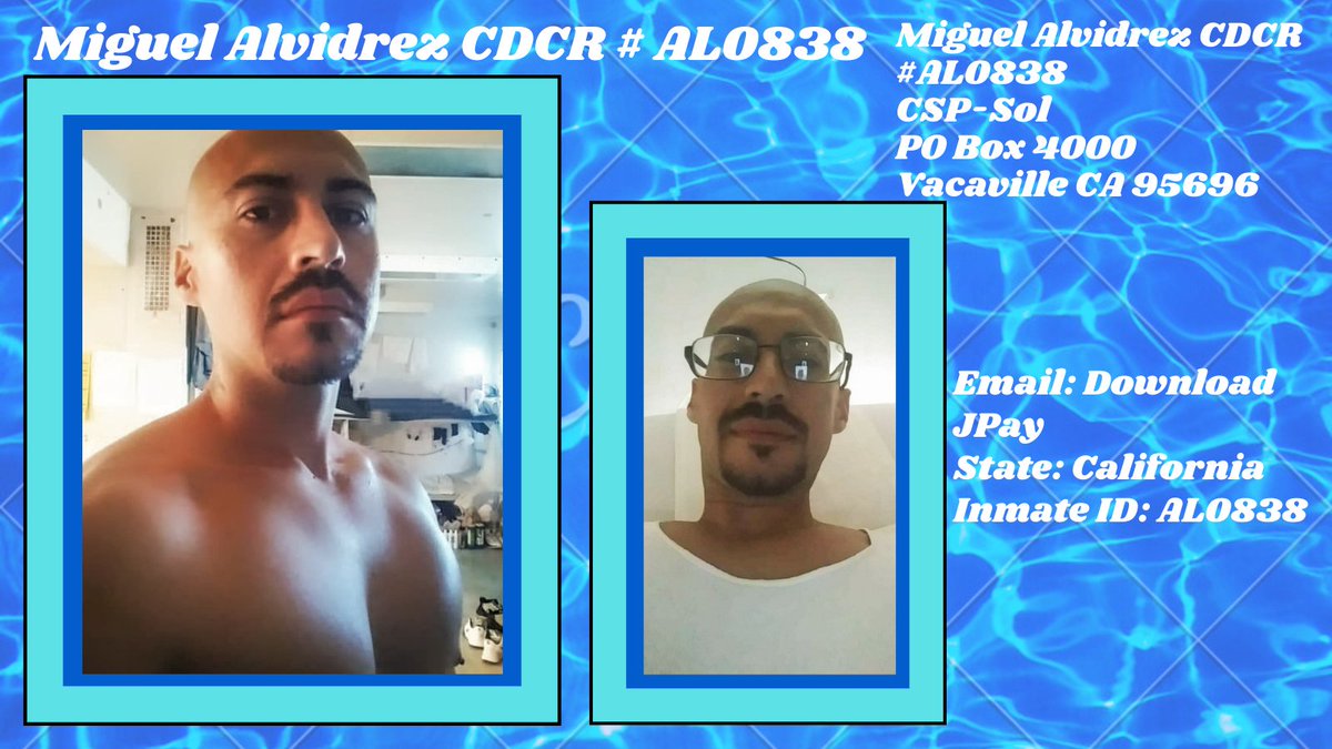 ***  Females Only  ***
Miguel is looking for a pen pal that likes to write as much as he does. If you'd prefer you can inbox me your phone number put that it's for Miguel. ¡¡¡ Ladies please be safe, 🚫 post your phone number in the comments ¡¡¡