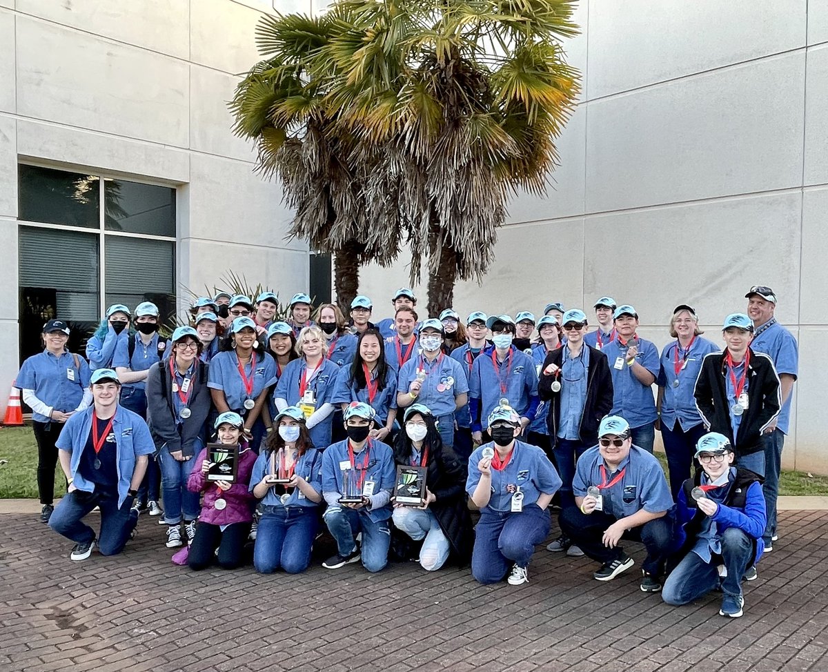 RoHAWKtics3824's tweet photo. 3824 is bringing two new FRC trophies back to @HVAHawks!
We were thrilled to join Alliance 2 with FRC 364, 4451 and 4533! We were Finalists! 🏆
We also won the Entrepreneurship Award! 🏆
We’ll see everyone in 3 weeks at #SMR2022!
#ECR2022 #omgrobots #morethanrobots #TNFIRST https://t.co/ZTNVjsDj2d