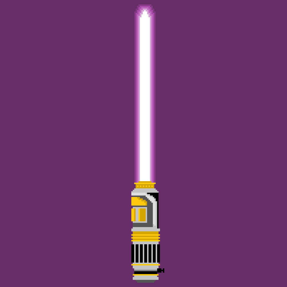 saberbits's tweet photo. Super Secret Midnight Post!

"But which was destroyed? The master, or the apprentice?"

Today, I bring to you the very iconic purple lightsaber wielded by Mace Windu in the prequels and the Clone Wars TV show! It was fist seen in Episode I - The Phantom Menace. https://t.co/9dGhGLHfTc
