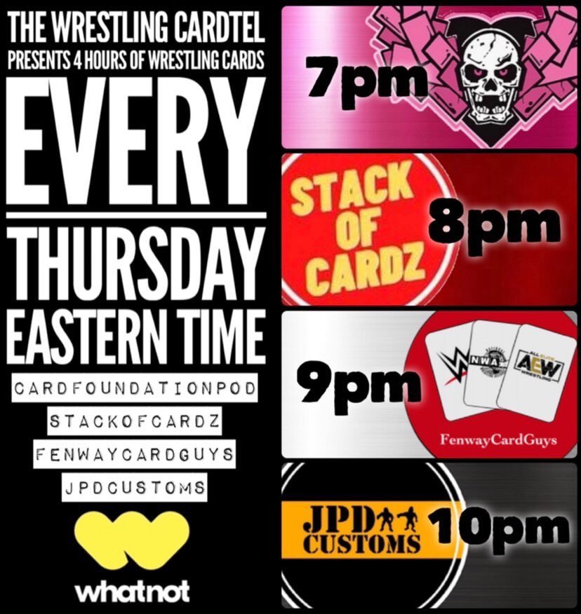 StackOfCardz's tweet image. 🚨EVERY THURSDAY🚨
Have em doing this for over a month now and every time it has been exciting!