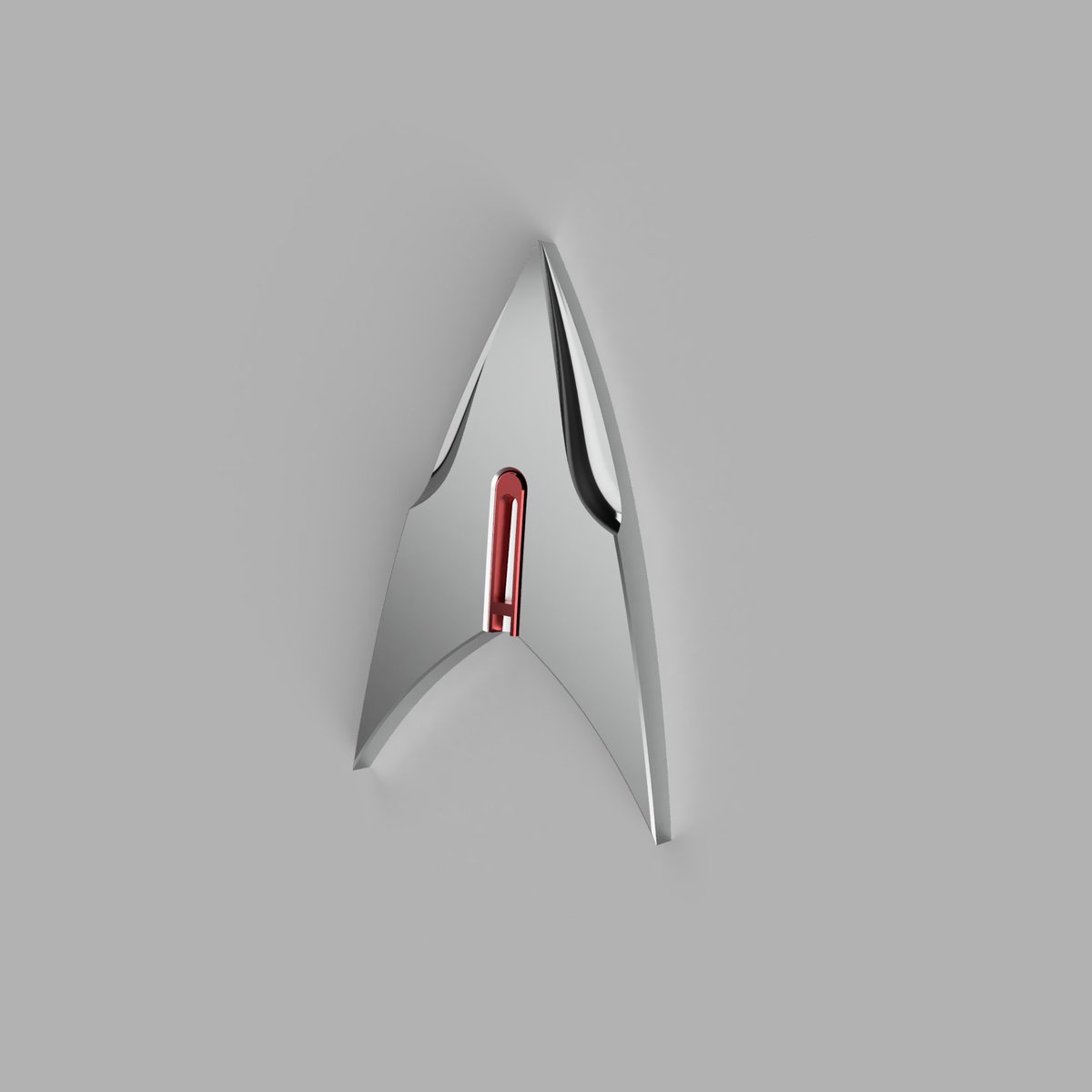 lovemakeshare's tweet photo. I ambitiously modeled the badges from #StarTrekPicard when the trailer dropped. They were fine. But then @TrekCore dropped amazing reference and I had to update the model. Can't wait to #3dprint these. #StarTrek #startrekprops https://t.co/2aNhAmIULY