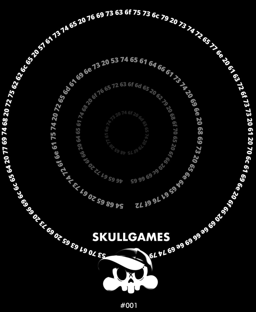 SKULLGAMES #003

HINT #001

SUNDAY 3PM EST #SKULLGAMES