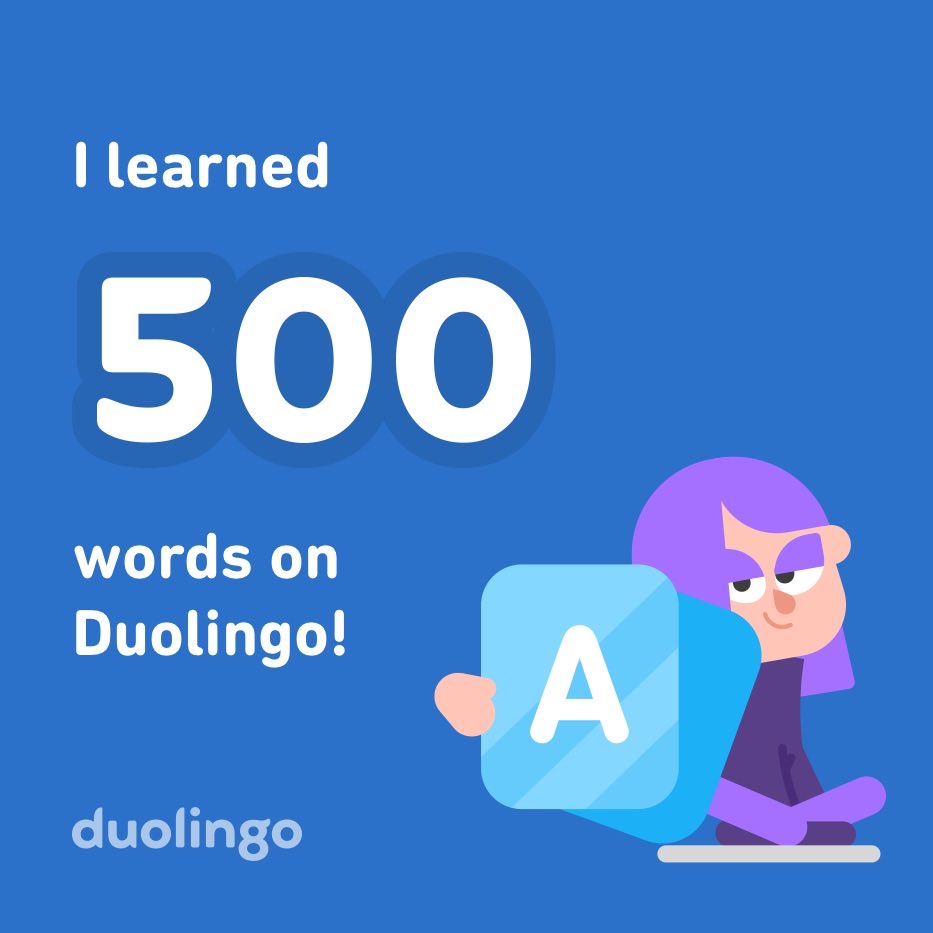 I’ve been committed to learning Spanish this year. 35 days in and I now know 500 words. Feeling good. #duolingo
