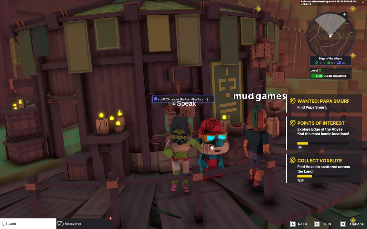gim_junhwan's tweet photo. @TheSandboxGame PapaSmurf is here!!! dive into floor https://t.co/IbqqJlhRqZ