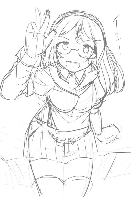 大淀さんの制服を借りました 