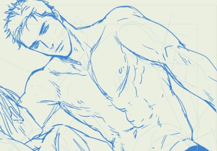 「#マーキングオメガ 攻の体を描くのが楽しくてつい描きがち。たたた楽しい!」|藤河るりのイラスト