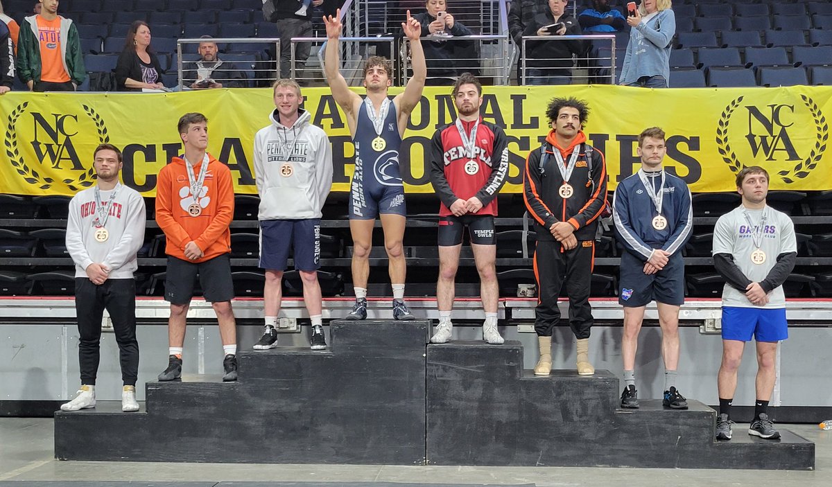TempleWrestlin1's tweet photo. Not the finish we wanted but it's motivation for next season! 2nd place at NCWA Nationals. Grigol Khochiashvili #HoosNext!? https://t.co/zyRWojVPD0