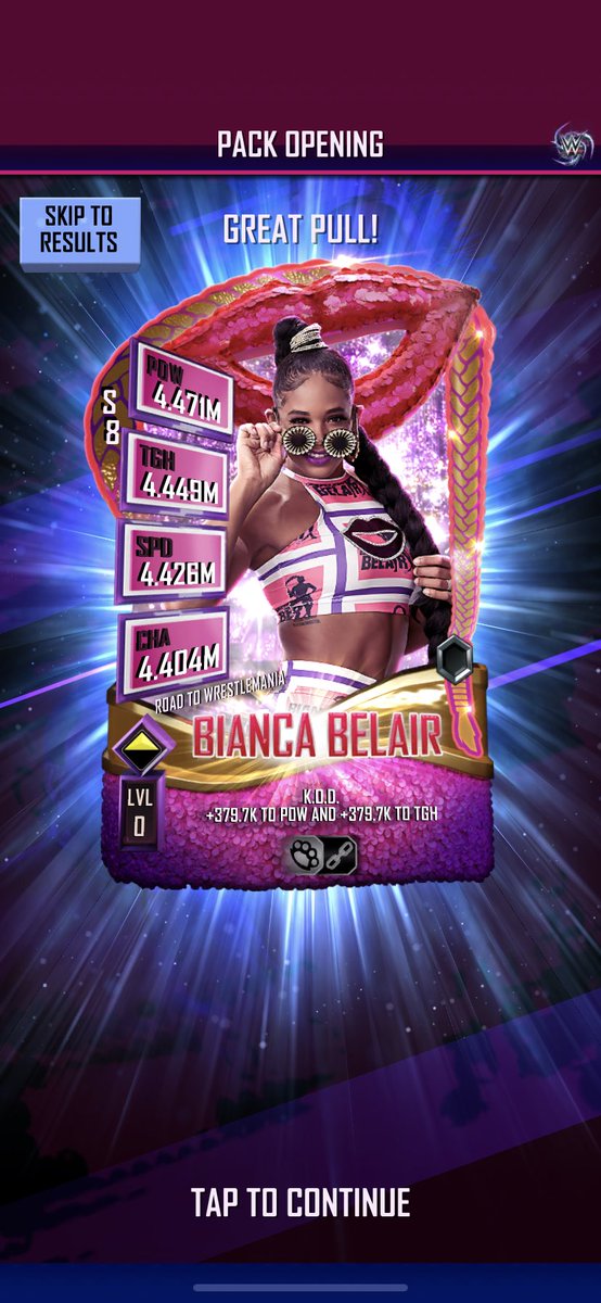 dvpechristian's tweet photo. @SUPERZOMGBBQ i have to be the luckiest guy in the world for a noob player even tho i’ve played since the game first released .. i’m still horrible but .. i got the shawn from the $4.99 pack and the bianca from the wrestlemaniac pack.. https://t.co/8f3k5MKdJS