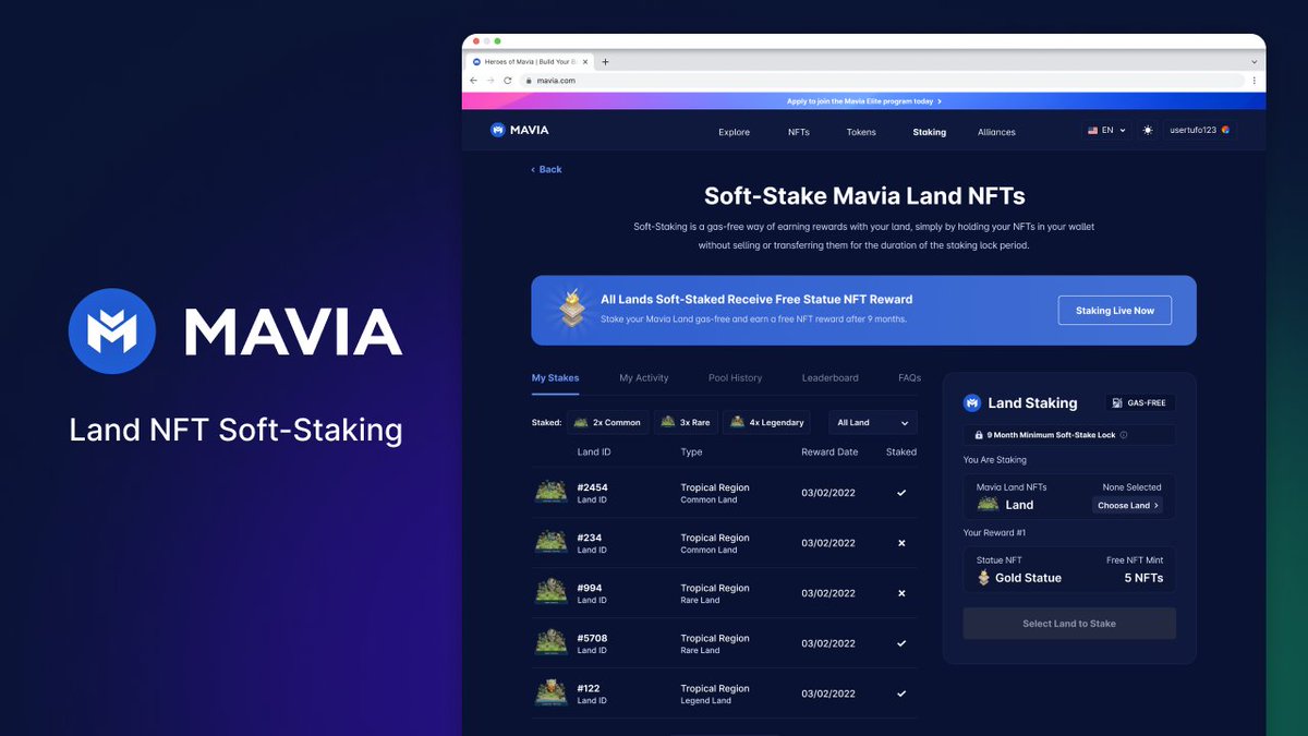 The official Land NFT Soft-Staking guide and announcement is now live, read more below: 👇

medium.com/heroes-of-mavi…