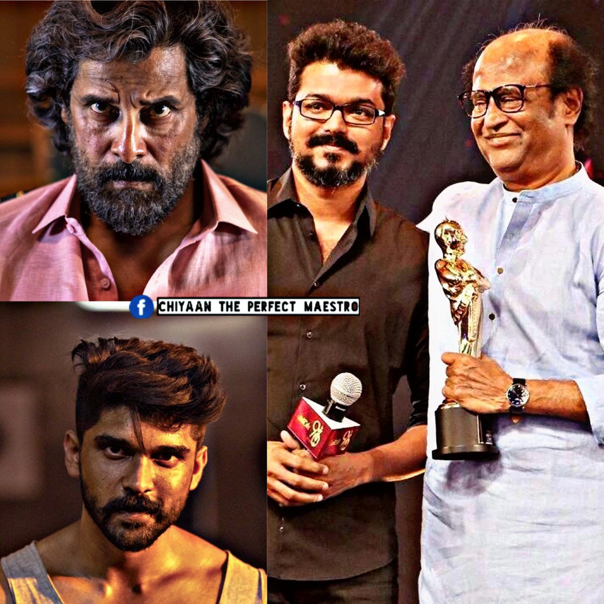 Thiruvallur_CVF's tweet photo. #ChiyaanVikram's #Mahaan Is The Only Movie In 2022 Appreciated By Both #SuperStarRajinikanth And #ThalapathyVijay 👥

#BlockBusterMahaan #Cobra #Chiyaan61 #DhruvaNatchathiram https://t.co/q6uZByyAT1