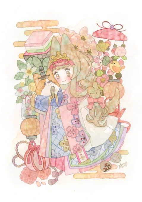 #絵柄が好みって人にフォローされたい

透明水彩とけもみみはお嫌いですか?
ご縁がありますように( ◜ω◝ ) 