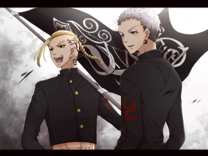 双龍「行くぞ三ツ谷ァ」「ウッス」 #東卍FA 