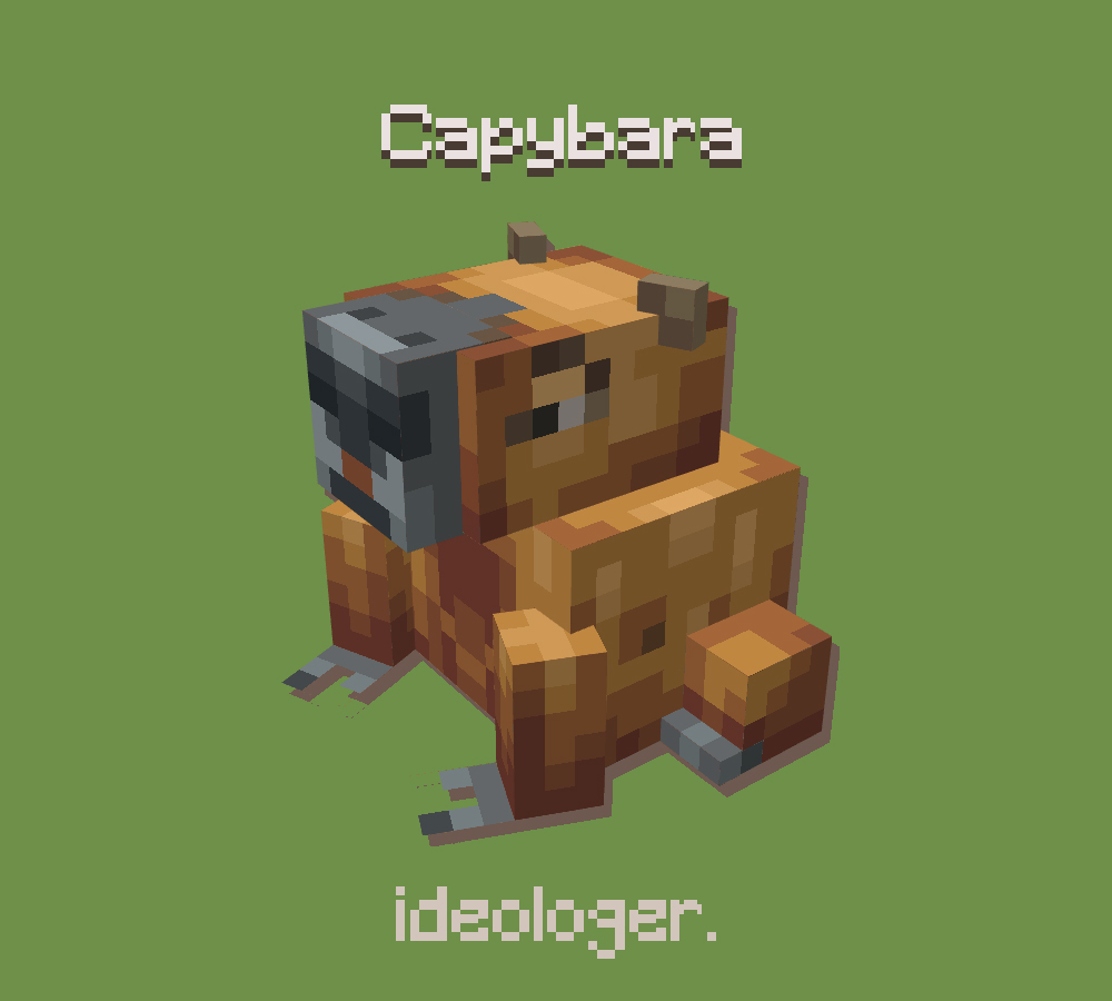 Capybara in Minecraft