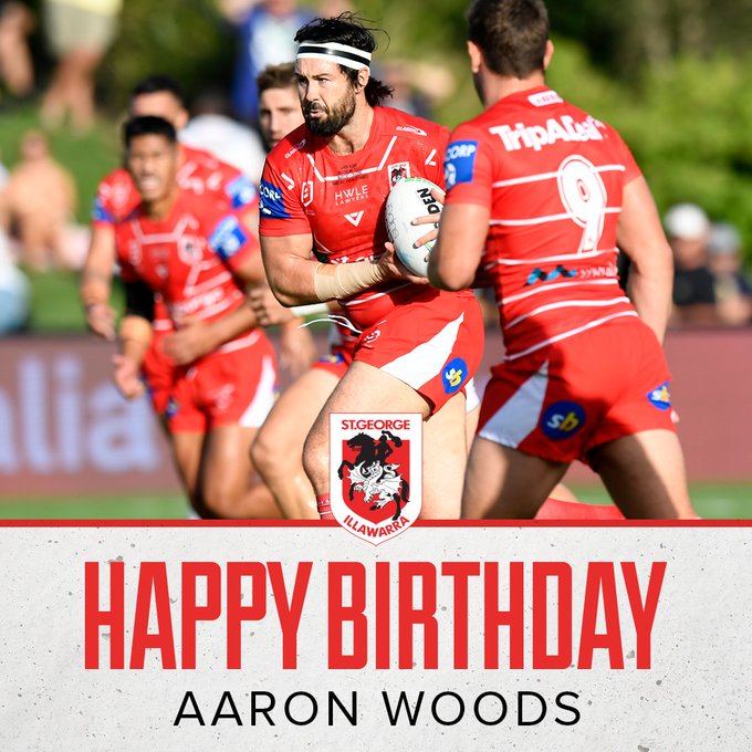 Join us in wishing a very happy birthday to Aaron Woods today! 