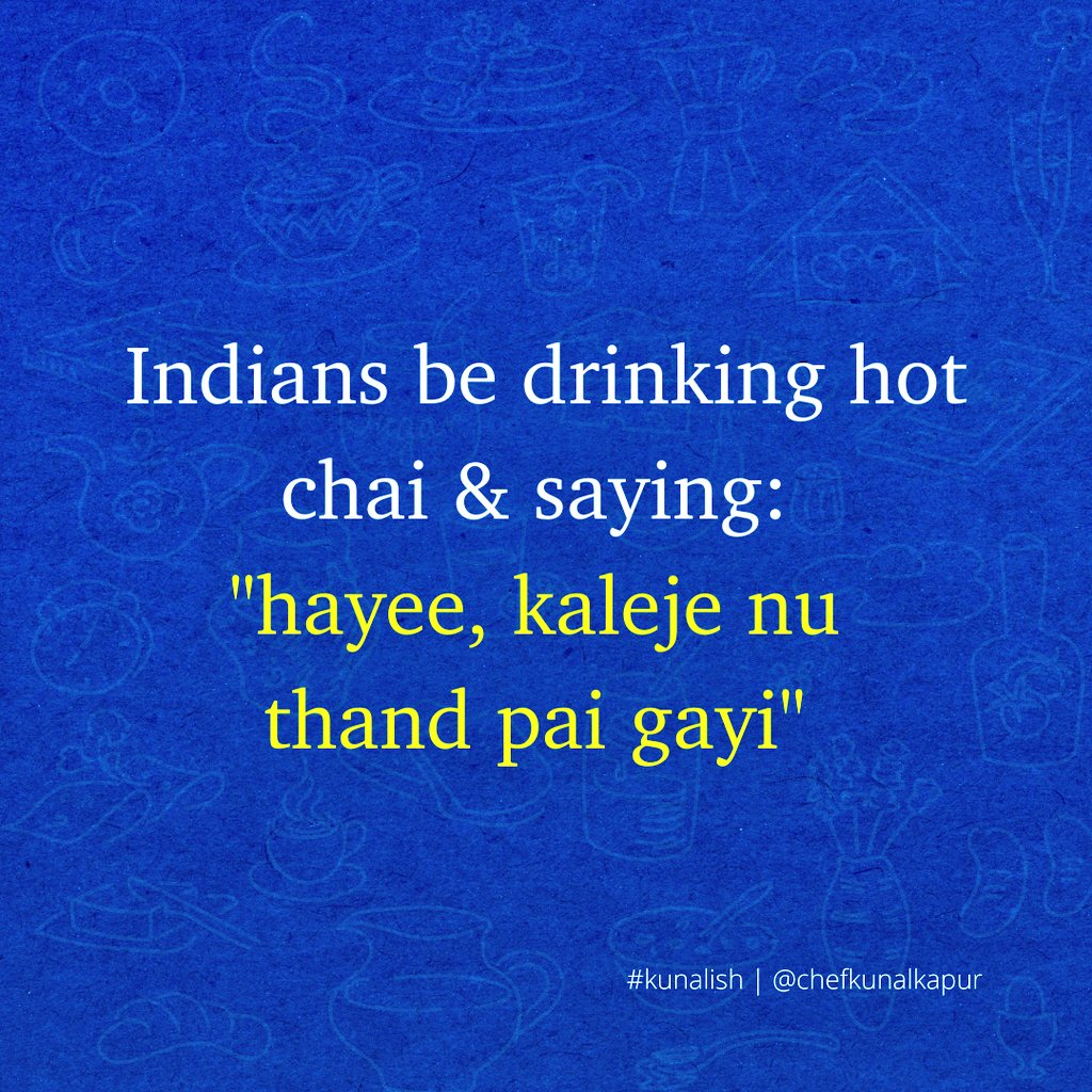 ChefKunalKapur's tweet photo. Irony on point! Do you say this too? 😜
Comment meh batao!
#meme #kunalish #ChefKunal #dankmemes #desiindianthings #memeoftheday #relatable #relatablememes #memesindia #indianthings #hotchai #chai https://t.co/02Q78dERnT