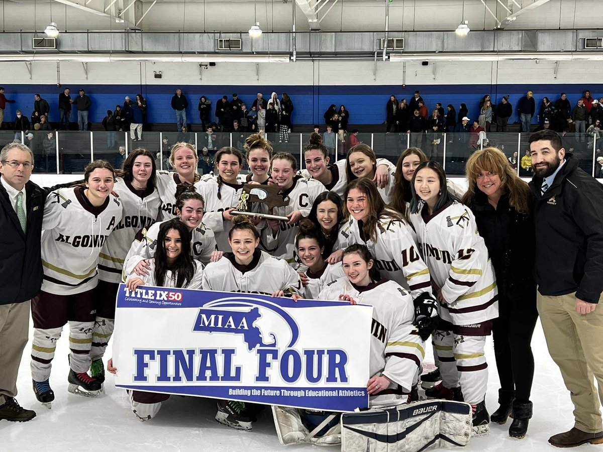 MIAA D2 Girls Hockey Final (OT): ARHS 1 - Winchester 0. Mallory Farrell scored the game winner!! Congrats to the girls hockey team on advancing to the Final Four!! Details on the next game are TBA