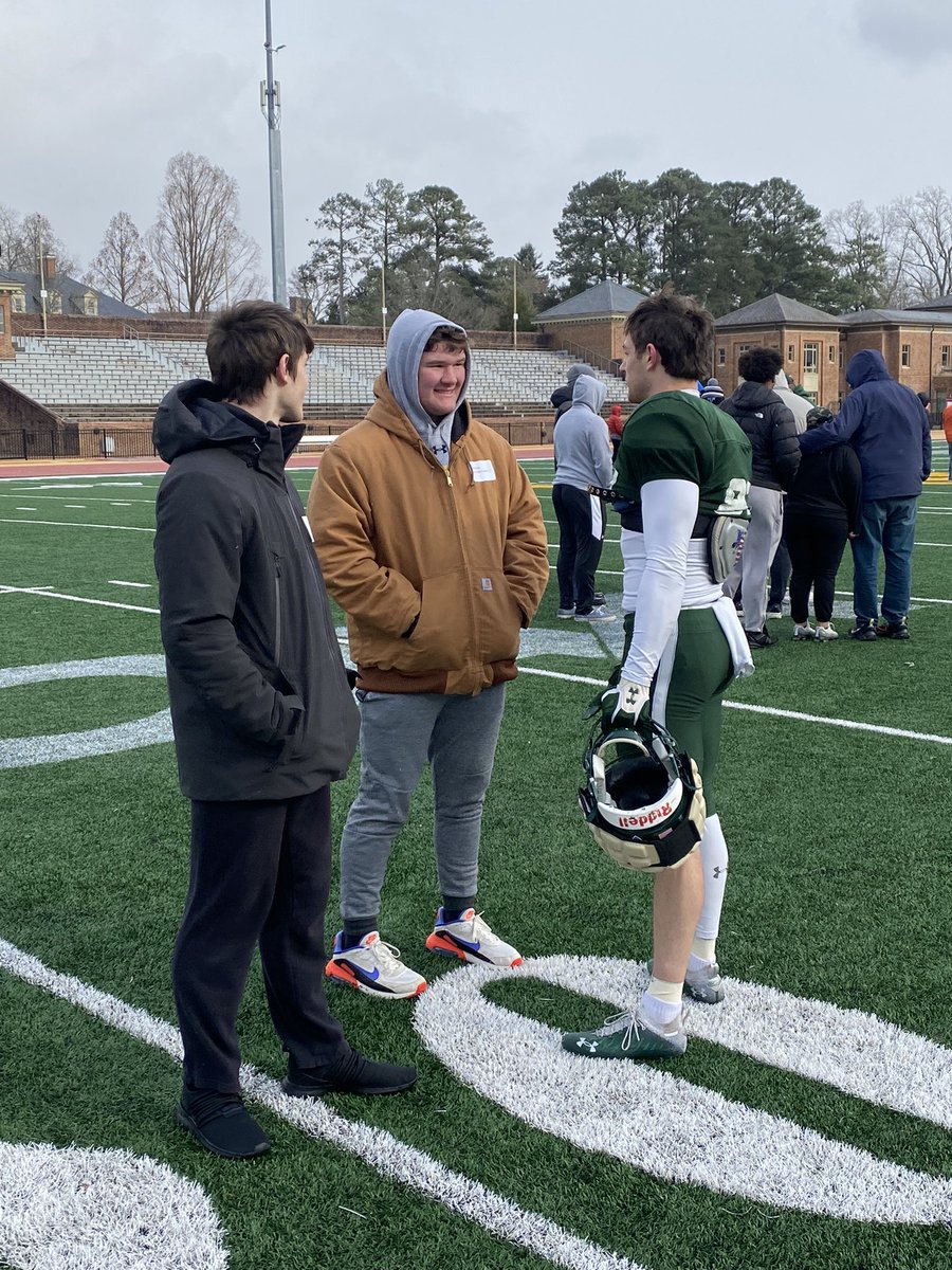 tyler_murray06's tweet photo. Spent the day at William and Mary and had a great time. Got to meet some wonderful coaches and watch the Spring Game. Grateful for the hospitality. @tyler_rose07 @CoachDowl @CoachAcitelli @CoachMLondonjr @AustinARose https://t.co/0R6ITliqo9