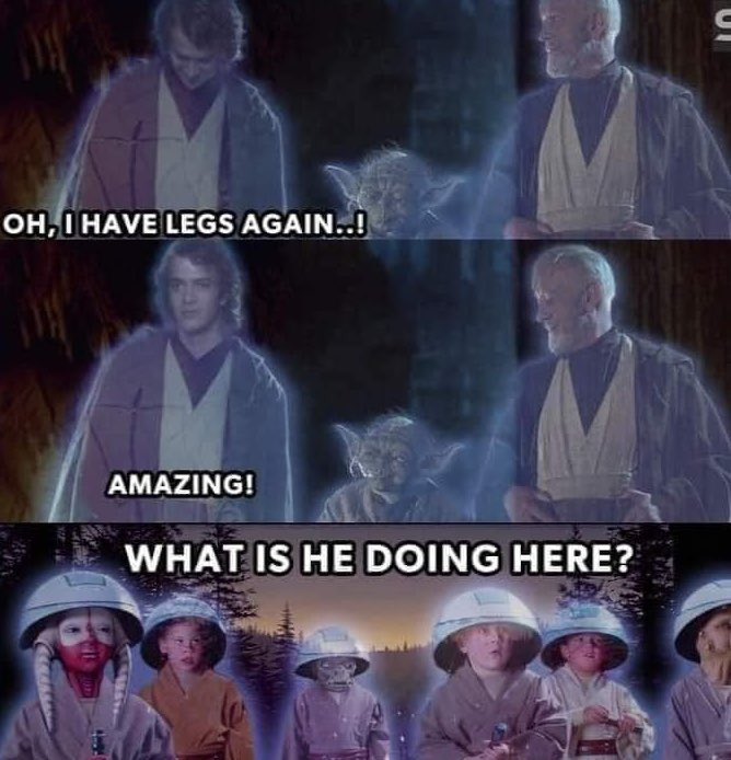mrjafri's tweet photo. Afterlife with Anakin https://t.co/FBcefwFFz8