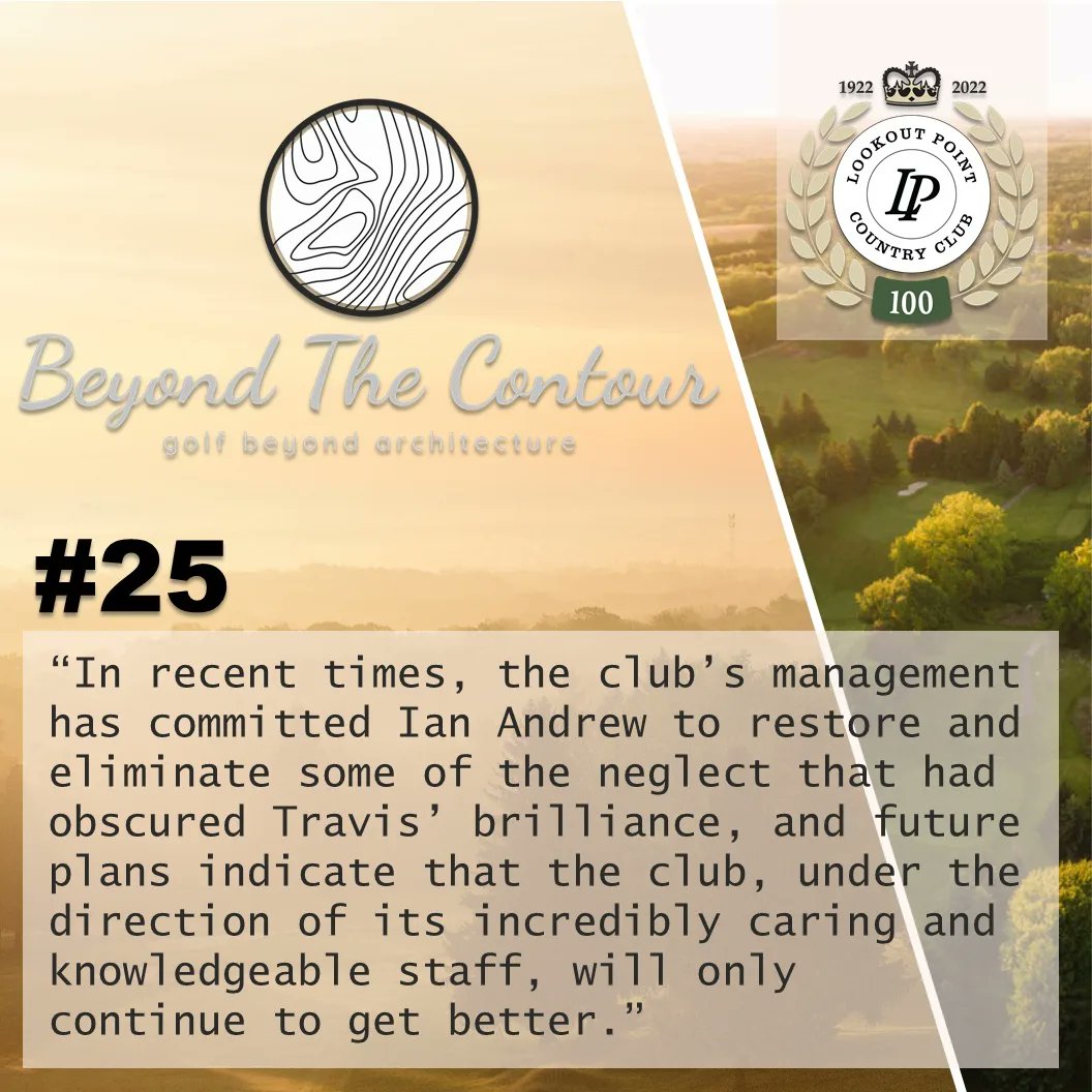 Wow!  Thank you for recognizing us as one of the top 25 courses in Canada.  Congratulations to everyone on the top 100 list!!!