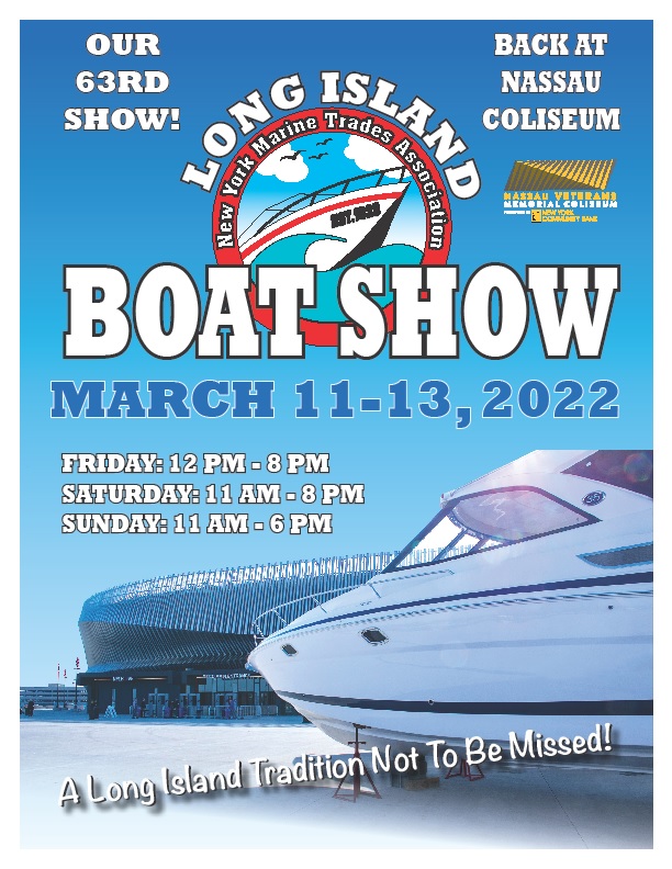 BoatingOnLI's tweet photo. Sea you tomorrow at the #NassauColiseum for the last day of the #LIBoatShow #LongIslandBoatShow? https://t.co/d80yJF1mxs