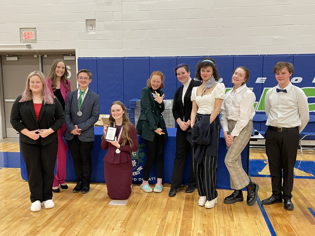 speechdebate192's tweet photo. Day 2 of NSDA and the Eagan Speech Tournament—congrats to Ronan (4th Storytelling), Abbey (5th Honor Poetry) and our Very own NATIONAL QUALIFIER in Drama —Ashlyn!!! @tigerfarmington @rabaumann71 @BethBeckman192 https://t.co/7t5qRTJbp7