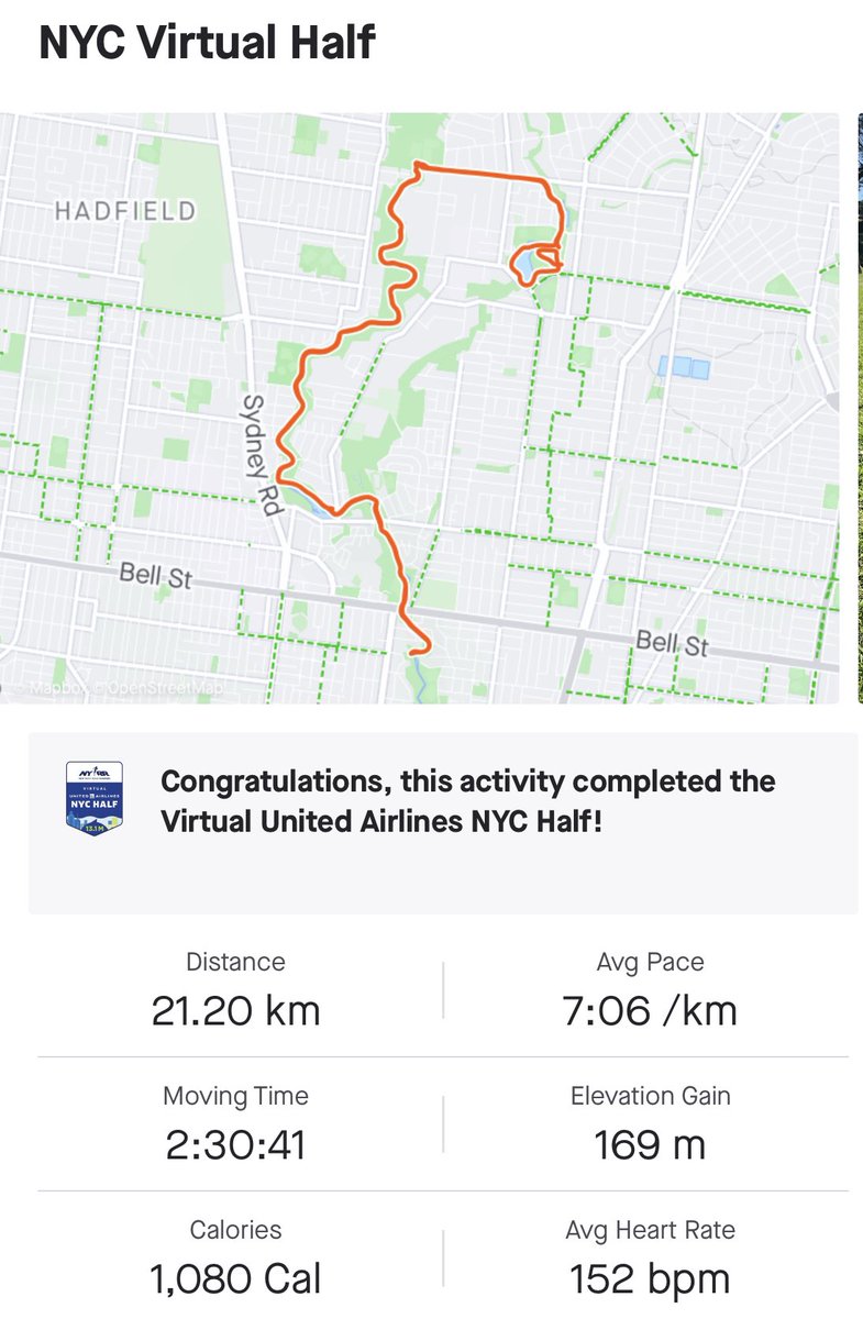 JudithClarke54's tweet photo. Tyra would like you all to know that this morning she kindly paced me for a long slow run that doubled as the NYC Virtual Half Consequently todays photo is of her at the finish looking far fresher than me and of βherβ result #enjoyyourrun #beautifulday #keepsafe #runningat67 https://t.co/pE1AYG11Wt