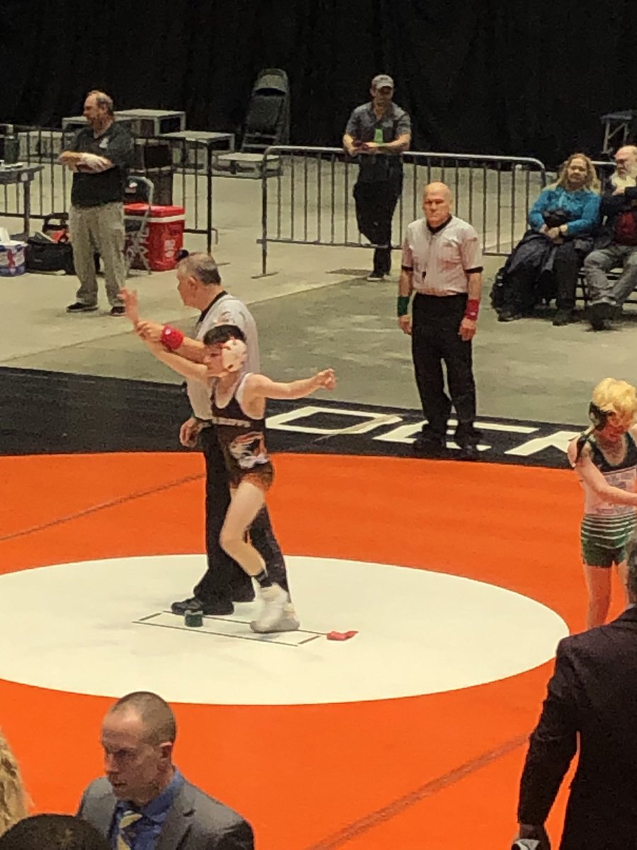 Barret Speck is a State Champ winning 2-0 in OT