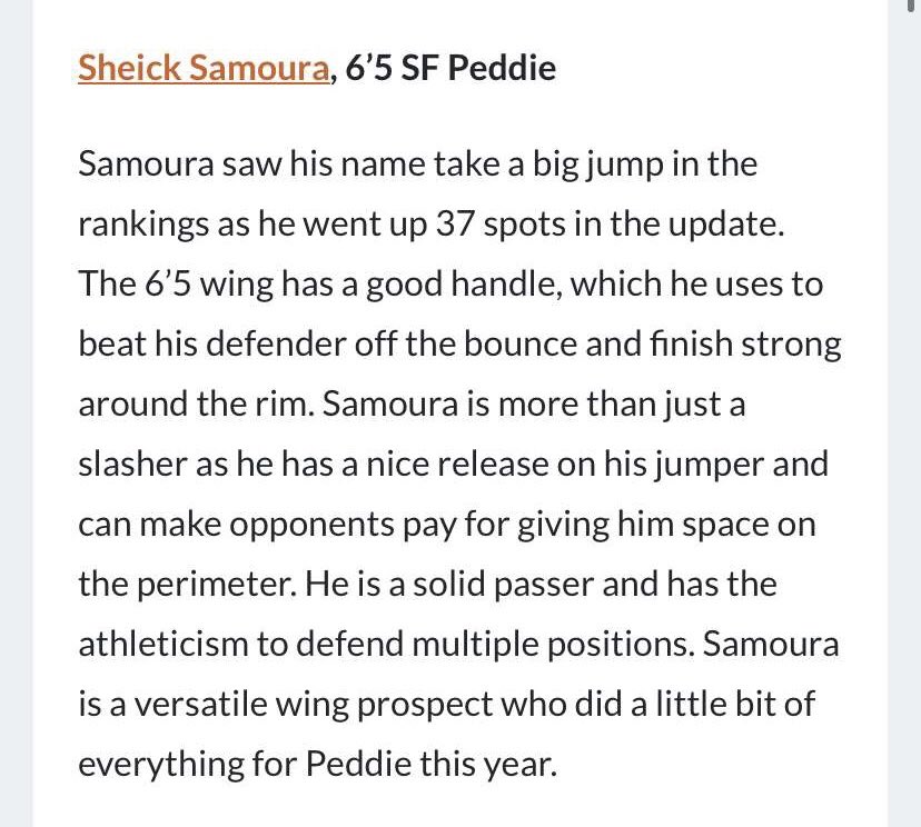 sheick_samoura's tweet photo. I appreciate it! @PrepHoops_NJ https://t.co/WOaNnX6OeT