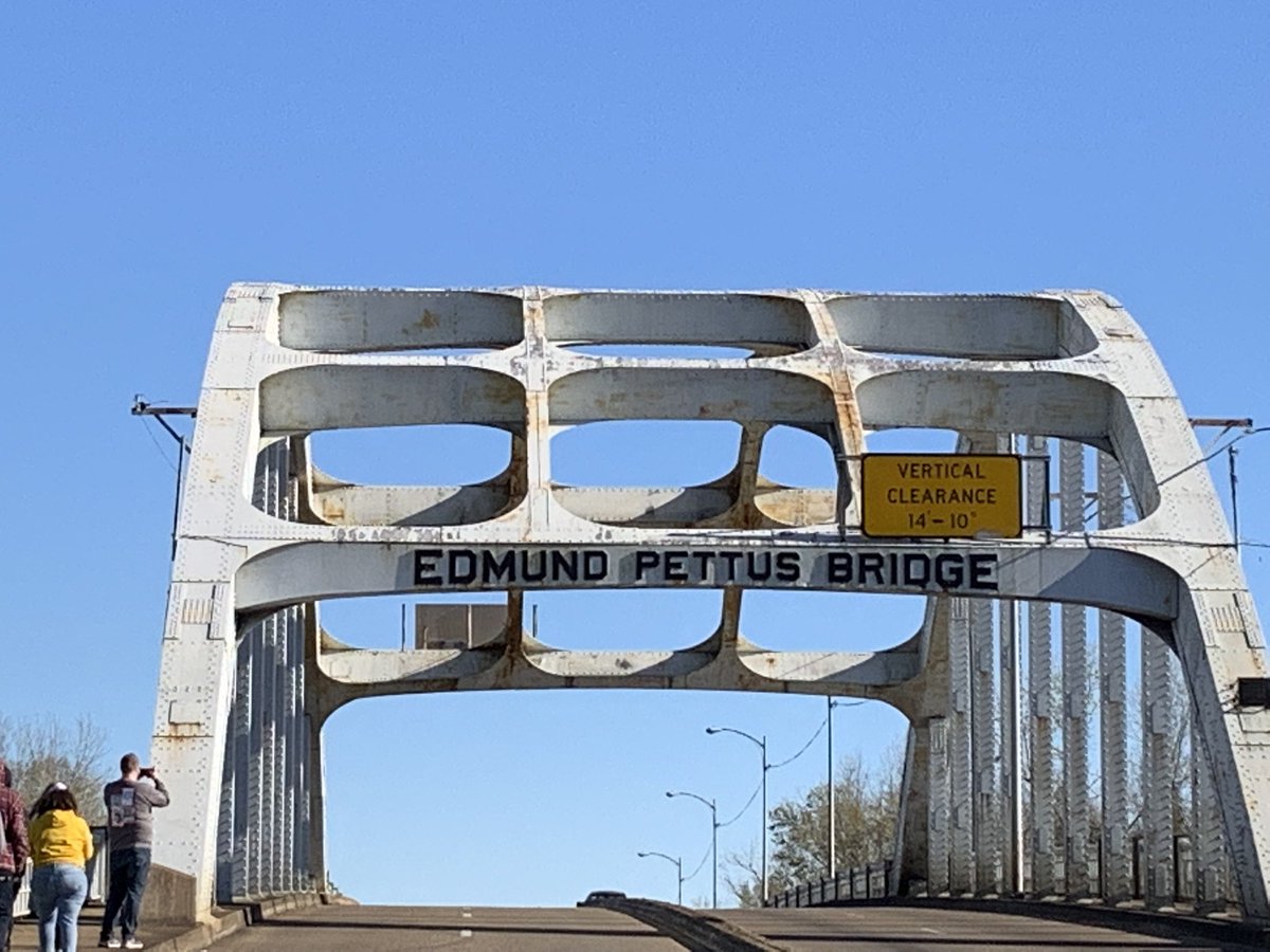simon_youth's tweet photo. Finally, after hearing Ms. Blandβs recounting of Bloody Sunday, @syf #CivilRightsJourney took those same steps & crossed the Edmund Pettus Bridge.
We MUST now finish the work of those who came before us for those who come after us!
#SYFmeansGraduation #nomatterwhat https://t.co/05vYn3IELI