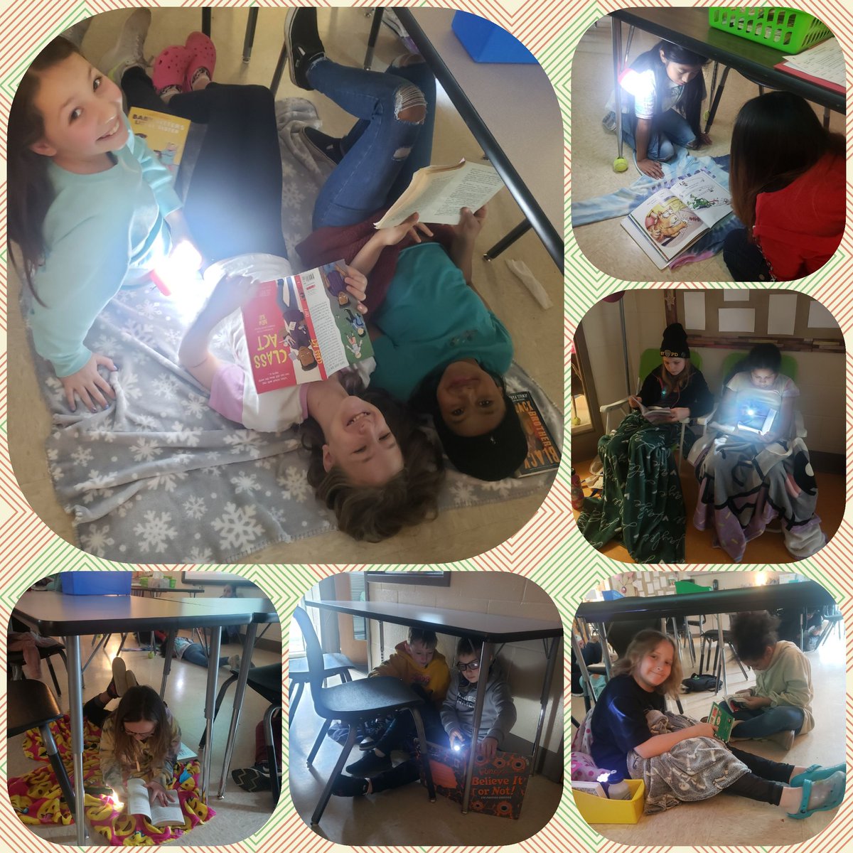 4thGradeEES's tweet photo. We finished this week with a Raven Feather Celebration dance, a picnic, and "Flashlight Friday". I think we all agreed that it was a great way to wrap up our 3rd 9 weeks of school! #eessoars https://t.co/aSOfDjJcoS