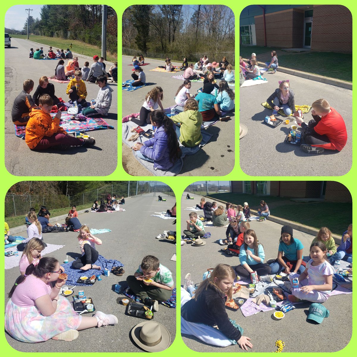 4thGradeEES's tweet photo. We finished this week with a Raven Feather Celebration dance, a picnic, and "Flashlight Friday". I think we all agreed that it was a great way to wrap up our 3rd 9 weeks of school! #eessoars https://t.co/aSOfDjJcoS