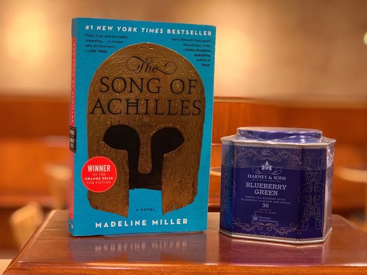 bnappleton's tweet photo. Do you need a #bookseller #bookrecommendation? 

Ashley’s #favorite #heartbreaking #fictionbookpick is #thesongofachilles by #madelinemiller. Add this mythology based #retelling to your #tbr and pair with our #harneyandsons #blueberrygreentea 📚🫖

#booksandtea #bnmidwest https://t.co/A2ussyctr2
