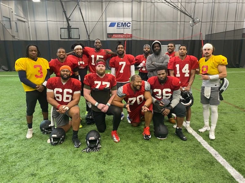 CoachMoges's tweet photo. What a great group of Men, worked their tails off, had great attitudes and were all business. I wish I could have kept each on of them.

The 25 that made the cut are into Camp Week Mode for the @iabarnstormers

#BeatQC https://t.co/cgiThxjizA