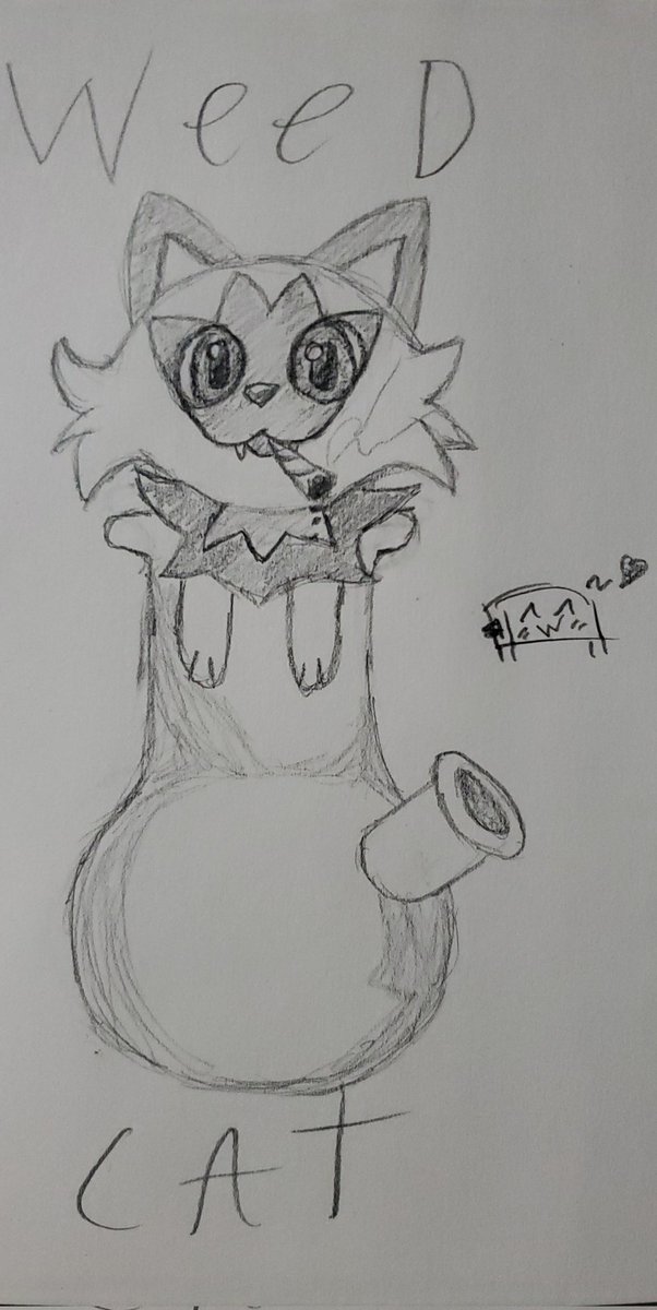 RealHappyToast's tweet image. Drew the weed cat #Sprigatito #Pokemon
#ArtistOnTwitter #artwork