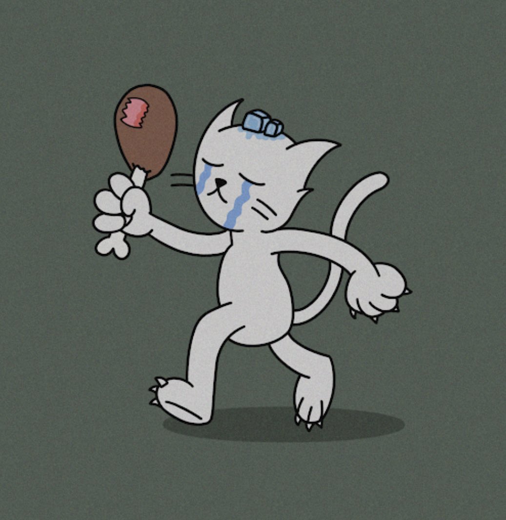 resus_eth's tweet photo. Must say that I couldn’t have found a better pfp! 

Why did someone take a bit out of my drunk stick! @FelineFiendz https://t.co/HREGnzB4bC