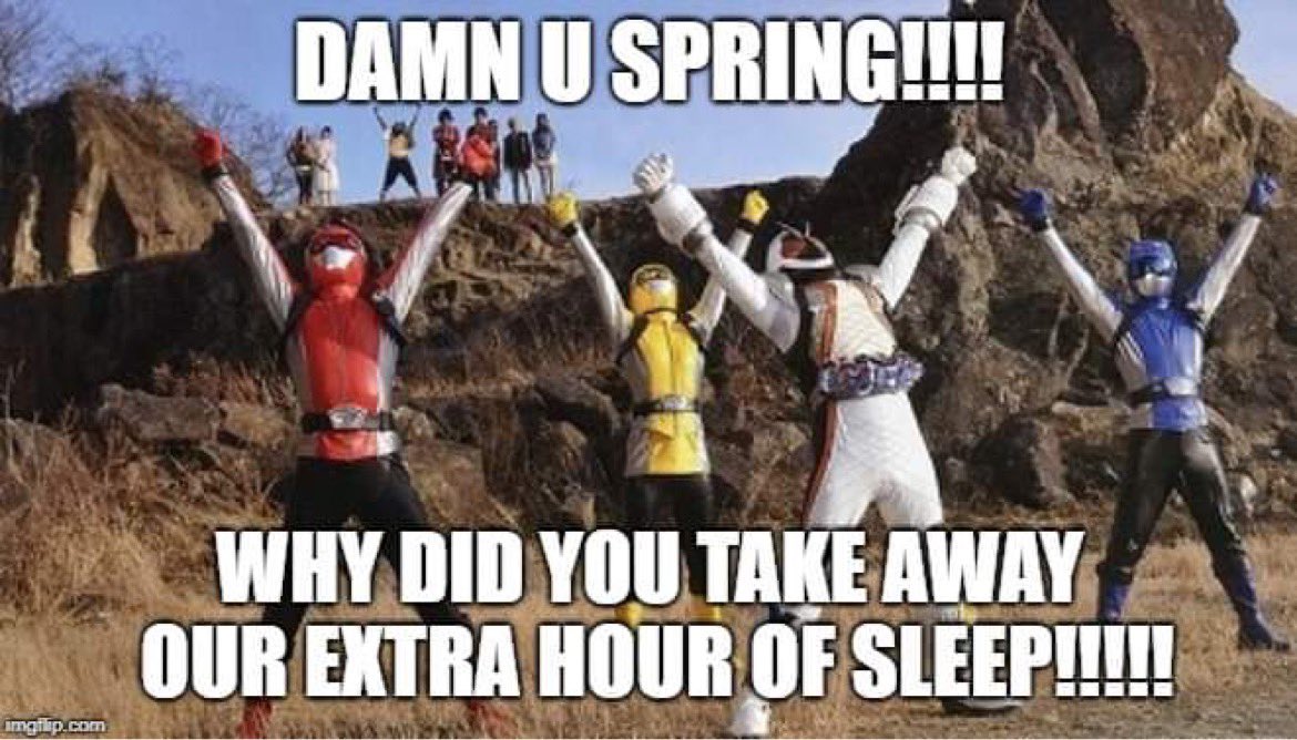 ErgoGrips's tweet photo. Don’t forget we are springing forward tonight everywhere (except Arizona, we get it you’re too cool for day light savings)
The rest of us will be grouchy and tired for the next few days.
#daylightsavings #springforward #setyourclock #ERGOgrips #pewpew #2a https://t.co/LxAfeNcUic