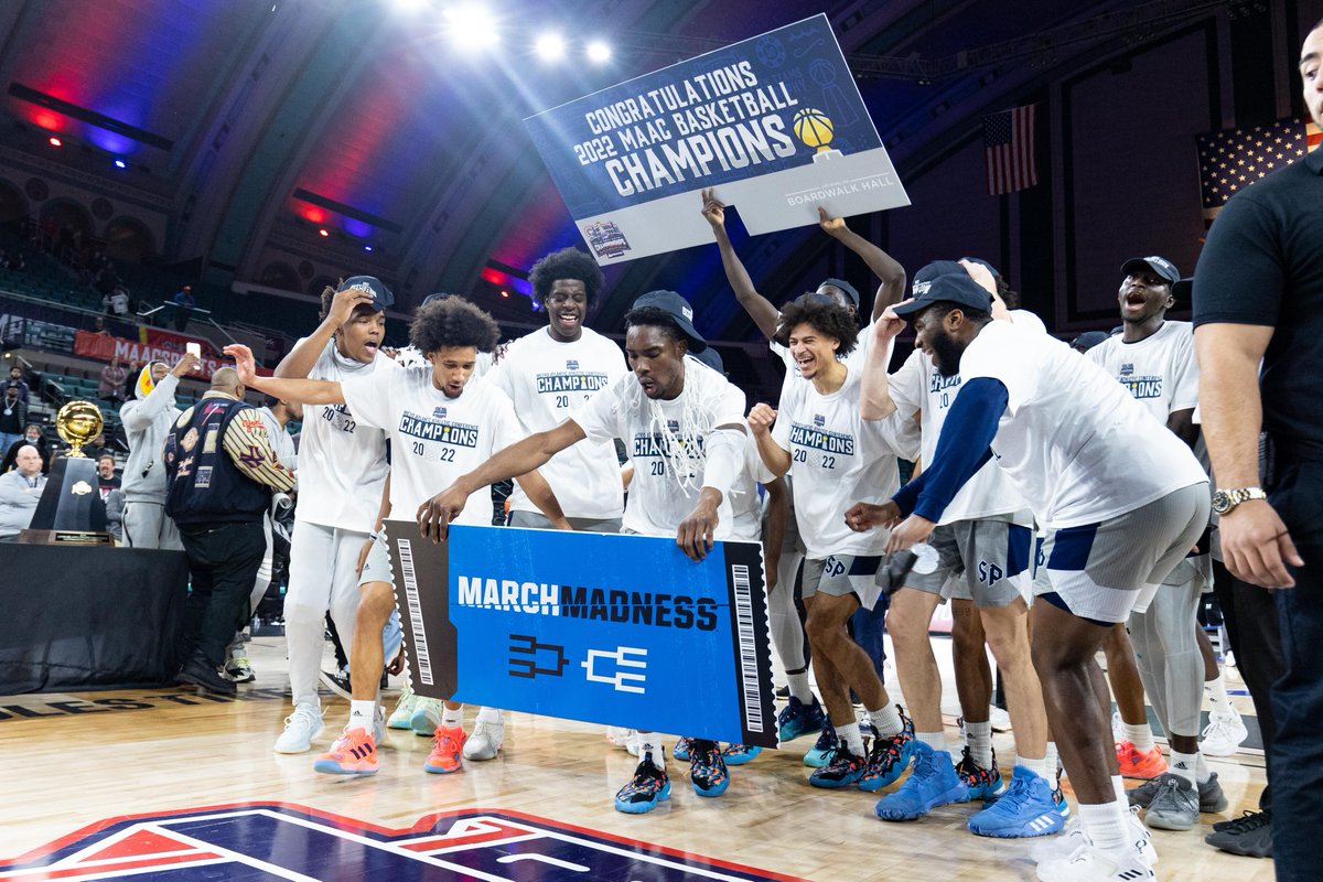 MetroConfHoops's tweet photo. Saint Peterβs Wins 2022 Hercules Tires MAAC Menβs Basketball Championship on Saturday
π π @MarchMadnessMBB
π°: https://t.co/T8aEXNkBZ3
#MAACHoops || #maAChoops22 https://t.co/Yw3vBxVvjf