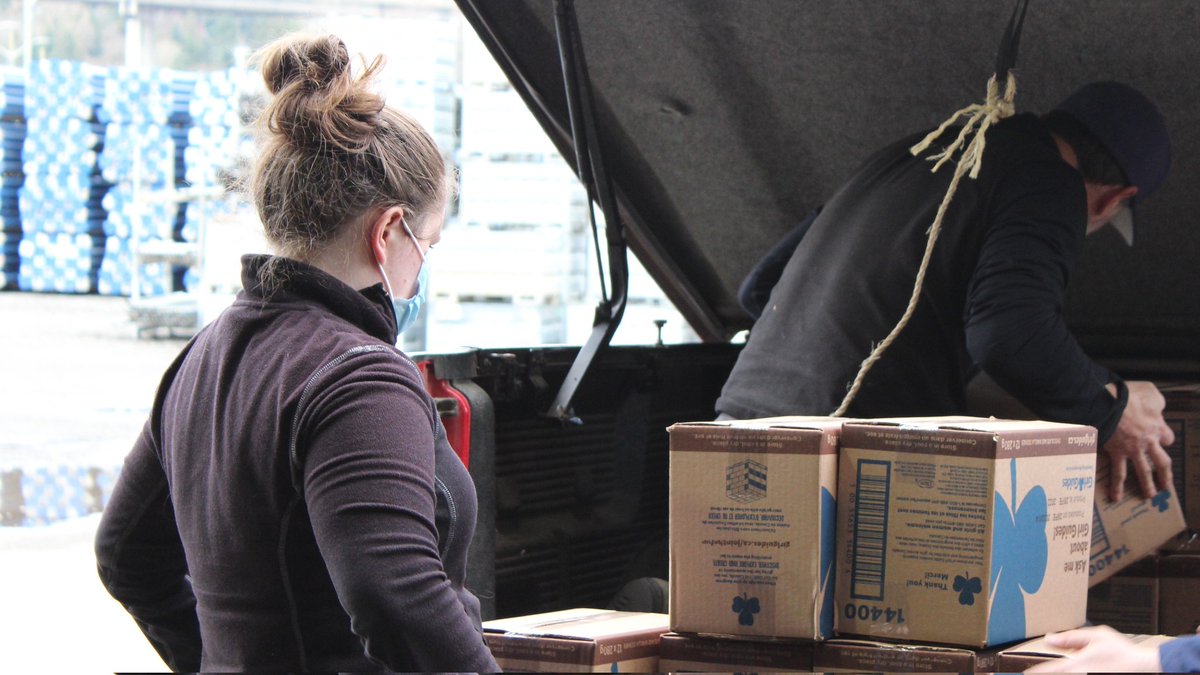It's cookie season in British Columbia! Our iconic chocolate/vanilla sandwich cookies are arriving to local Girl Guide members. We're excited to share cookies with our families, friends, &amp; neighbours, as every $5 box helps power our non-profit girl empowerment programs.