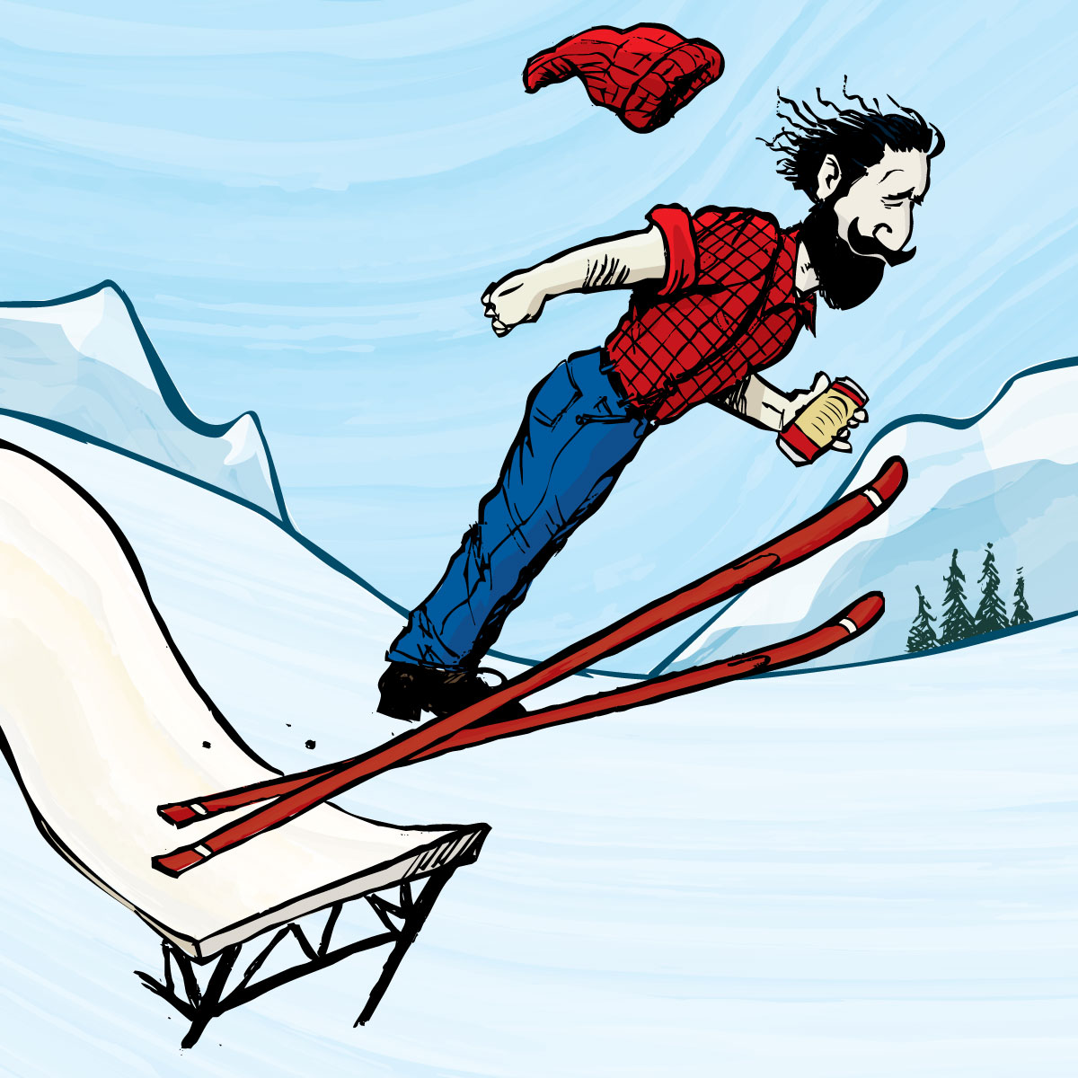 Like Gordie off a ski jump, clocks spring forward Sunday at 2am. Thanks for the reminder <a href="/MrCanuckPaleAle/">Gordie Levesque</a>