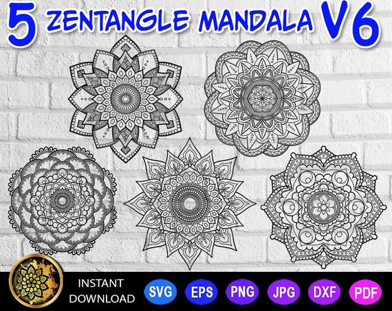 ArtDesign_by_VC's tweet image. 5 Zentangle Mandala Bundle tinyurl.com/y34qxtse via @EtsySocial #mandala #lineart #Digitalfile #mandalasvg